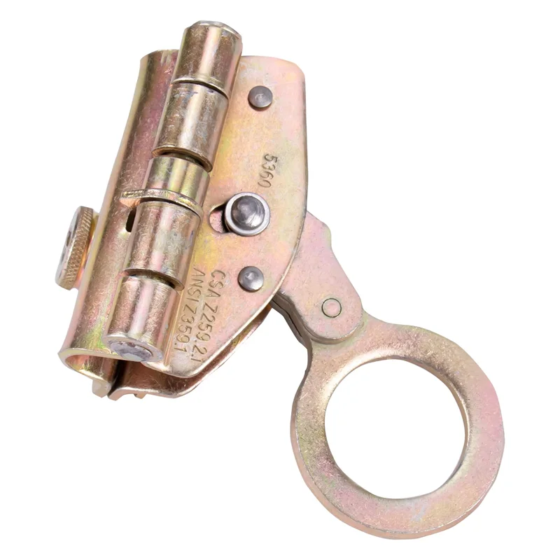 Rope Grab Ascender Fall Protection 25KN Riser Fits 14-16mm Nylon Rope for Rocking Climbing Tree Arborist