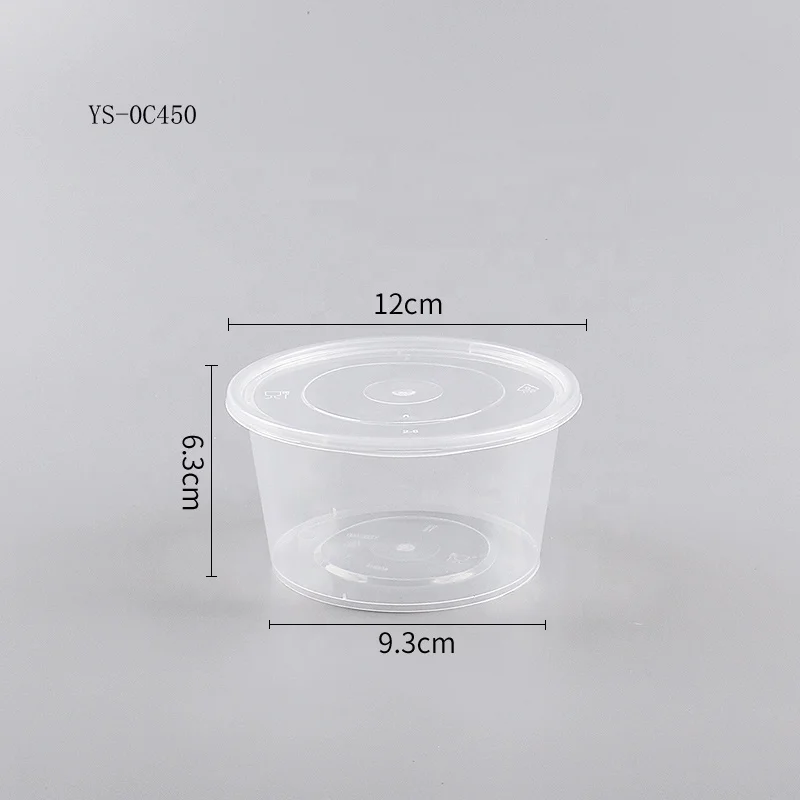 fruit salad packaging food containers plastic takeaway disposable food bowl with lid