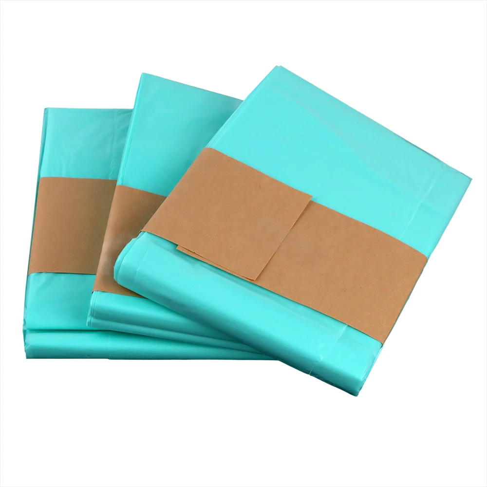 Eco Friendly PE Genie Pail Refills Talc Powder Scents Odor Control 30m Baby Nappy Diaper Pail Refill Bags