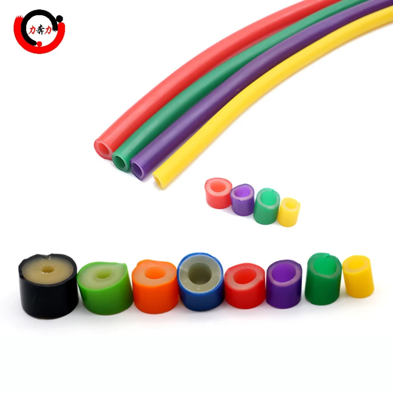 Colored spearfishing rubber tube fishing latex tubing fitness safety resistance band