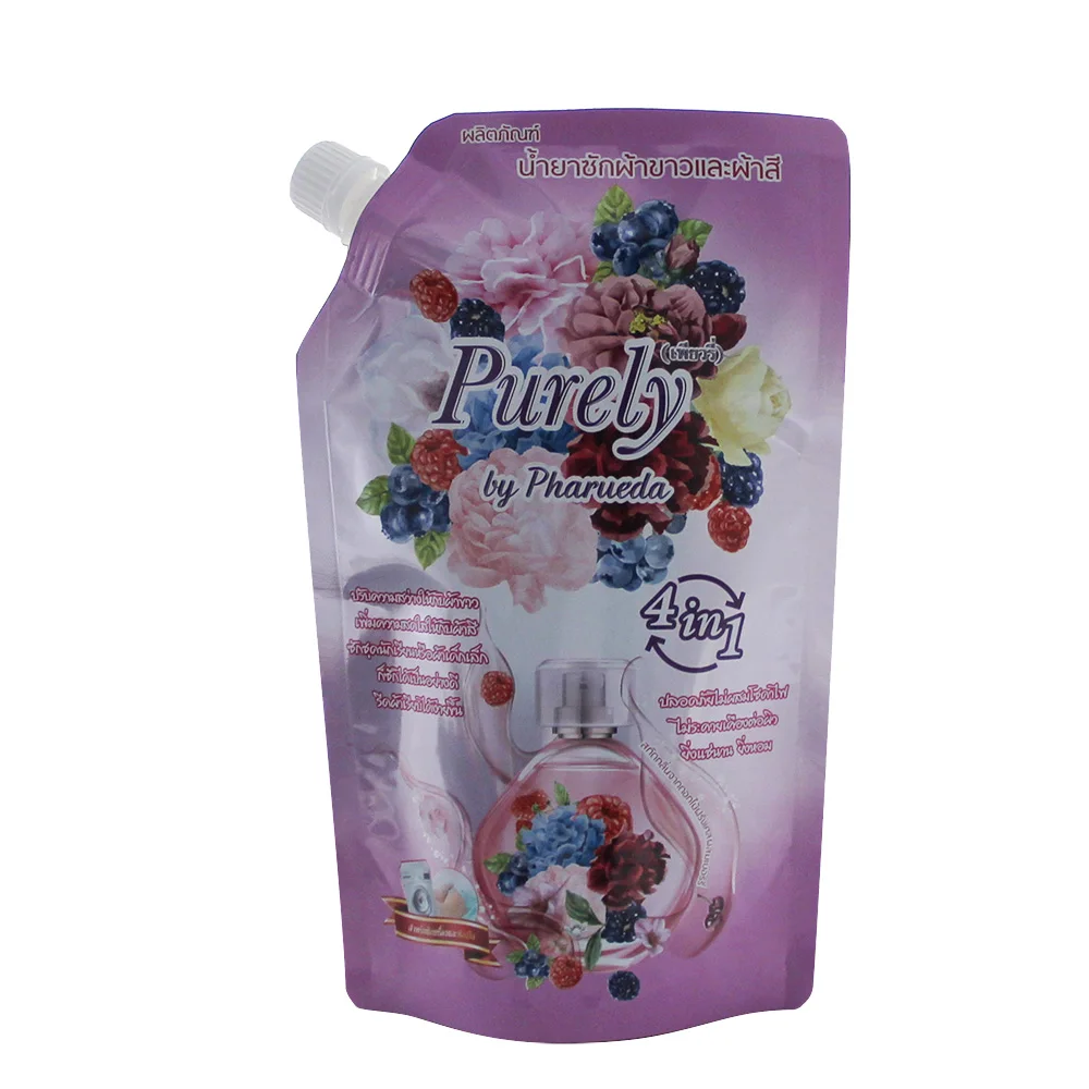 Custom Printing 1000ml Liquid Bag Soap Wash Packaging Business Trip Biodegradable Detergent Bags