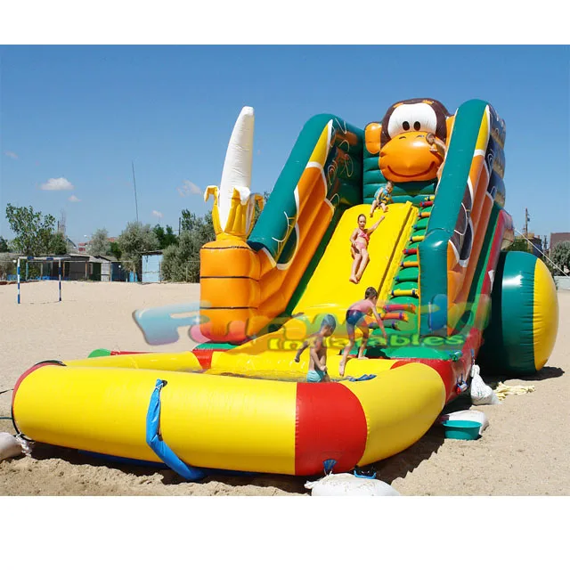 Amazing outdoor playground toboggan gonflable juegos inflables acuaticos inflatable water slide with pool