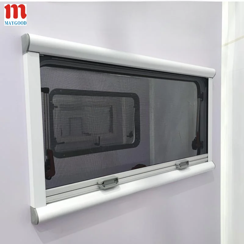High quality RV Window Right Angle Side Window with Aluminum frame Double glazed anti-UV acrylic glass with China Factory