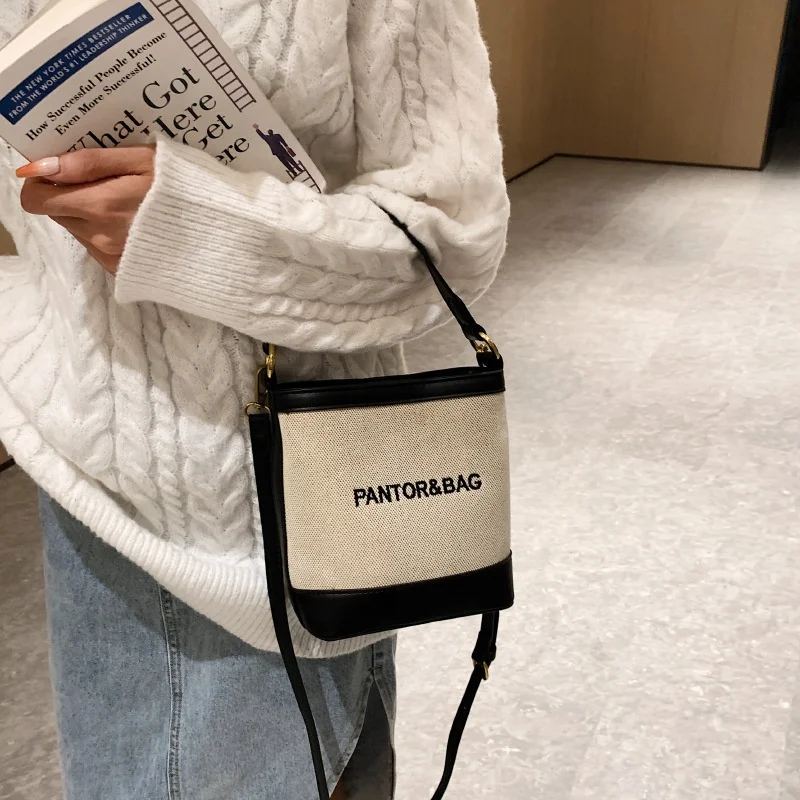fashion woman lady vintage bucket handbag shoulder bag crossbody bag newest style