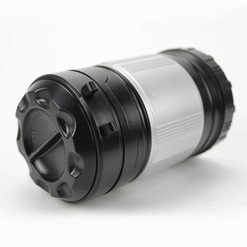 High quality telescopic round shape COB led camping lantern outdoor tent light