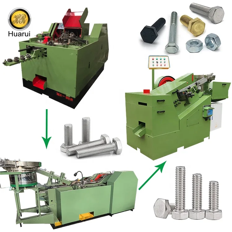 Automatic Hot Forging Machines for Bolts and Nuts Washer Making M10 Hex Bolt and Nut Production Machine