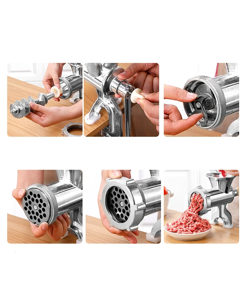 Home Kitchen Aluminum Alloy Meat Mincer grinder sausage maker mini food grinder manual