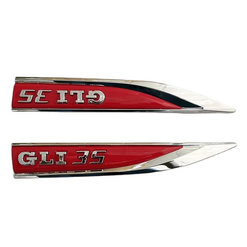 New design GLI 35 car sticker ABS fender sticker for VW volkswagen Jetta MK7 2019-2023