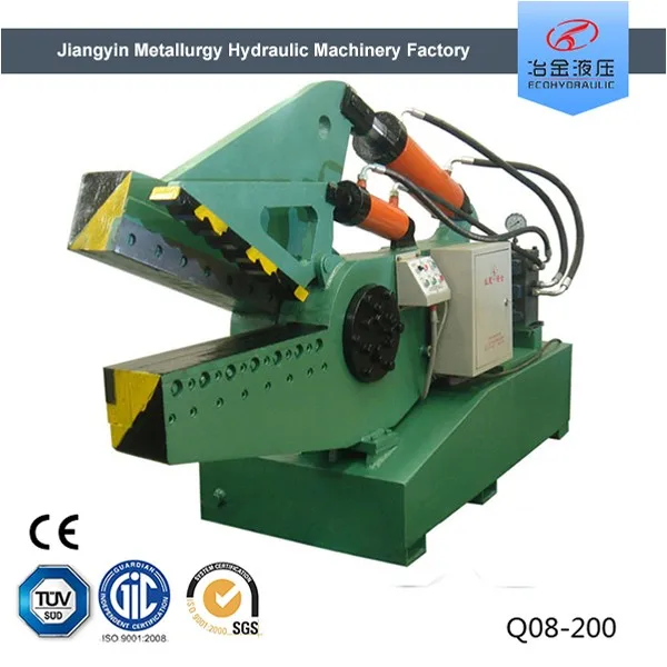 Best price  hydraulic alligator steel scrap shear cutting machine