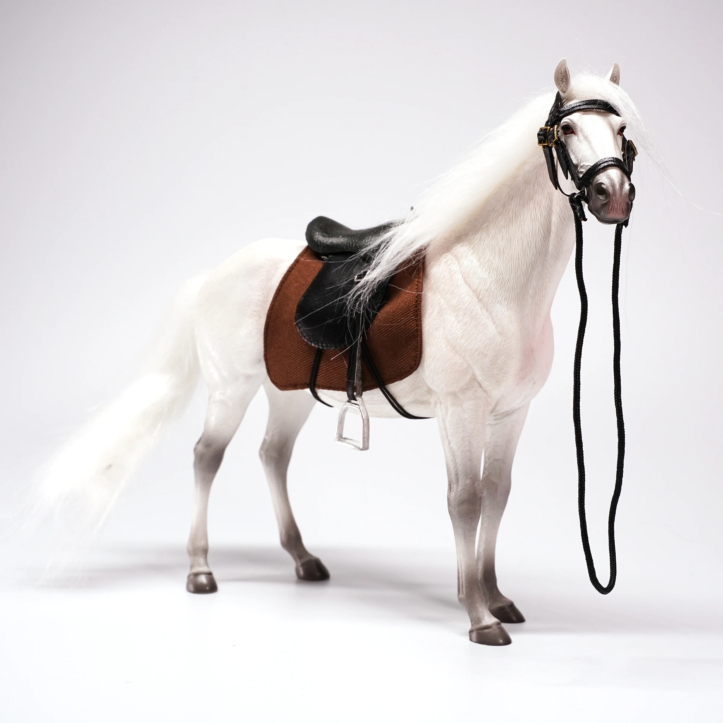 High quality JXK Hannover white horse statue resin crafts for home decor