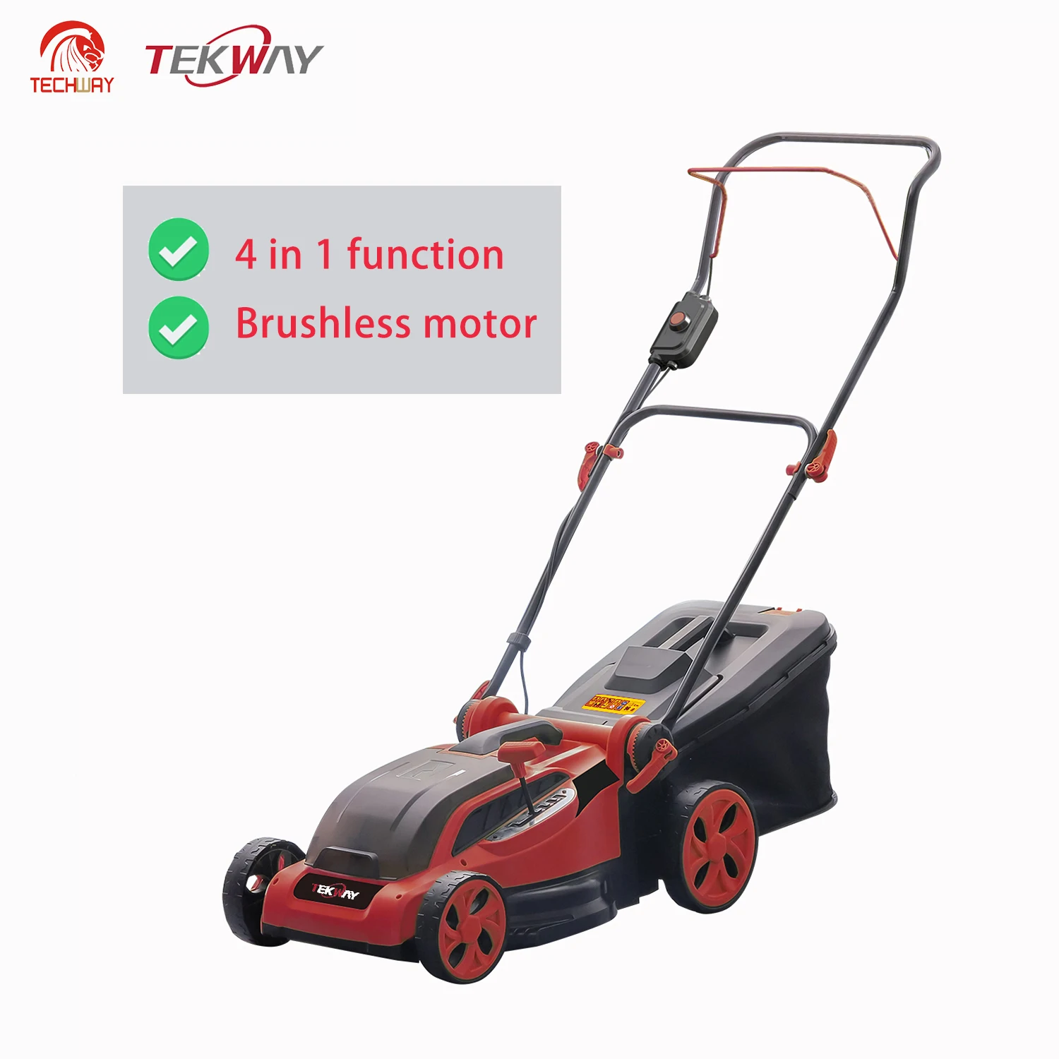 Customized 38cm Lithium Lawn Mower Cordless 36V Battery Lawnmower 5 Position Adjustable Cutting Height Grass Cutter