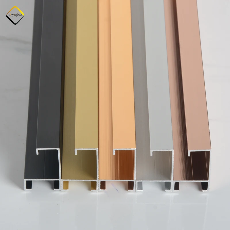 Wholesale Custom Size House Barber Shop Bathroom Decor Metal Aluminum Photo Picture Frame Poster Aluminium Mirror Frame