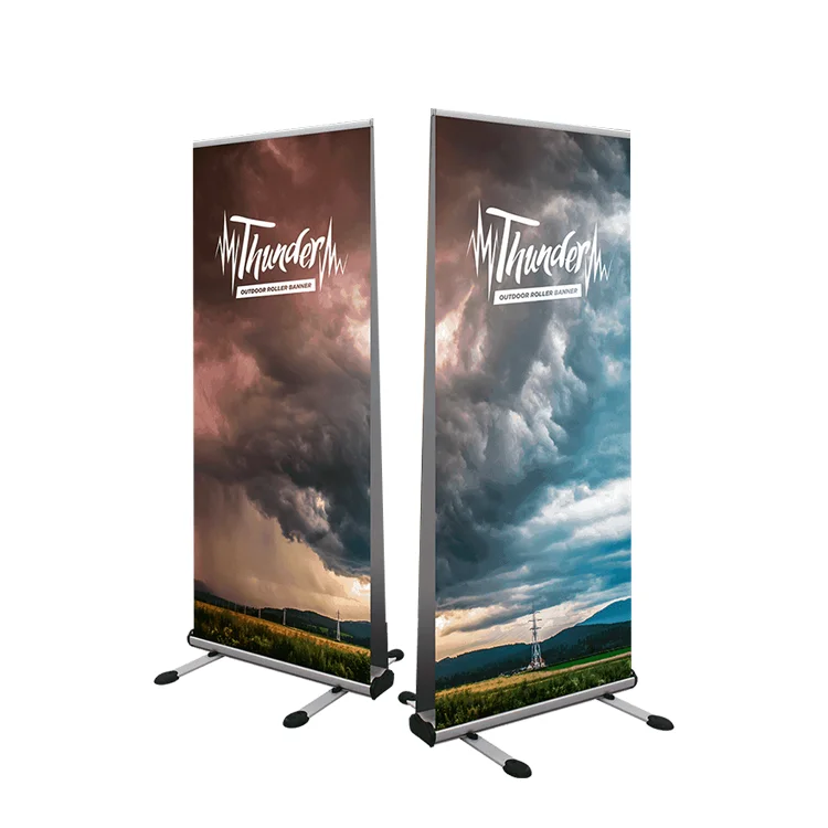 Roll Up Aluminium Banner Reusable Roll Up Banner Hand Roll Up Banner/ Display Stand