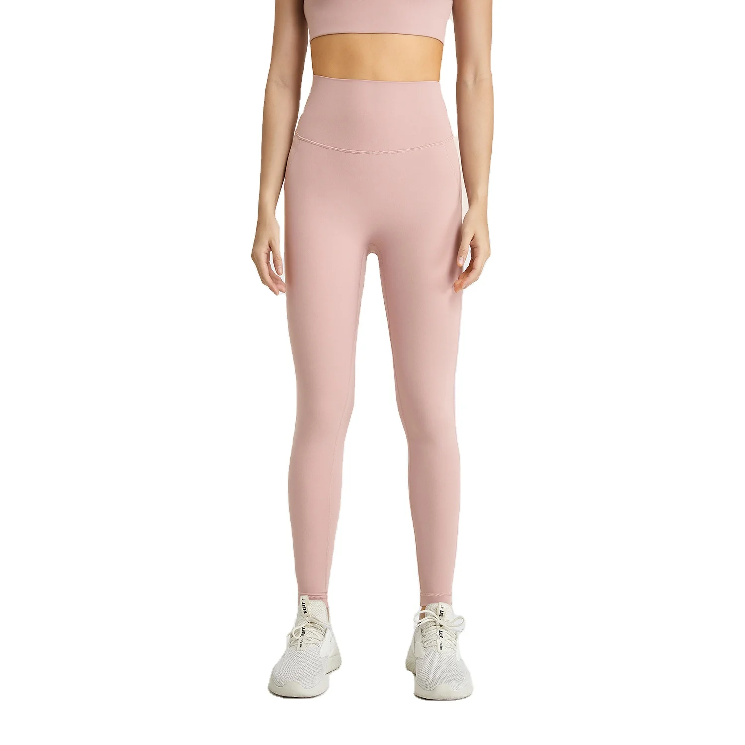 New No panties zero sense lulu one-piece yoga pants seamless bare back pocket leggings peach butt lift skinny exercise pants