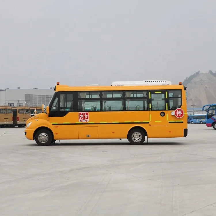  Горячая продажа dongfeng 28 сиденье желтый школьный мини
