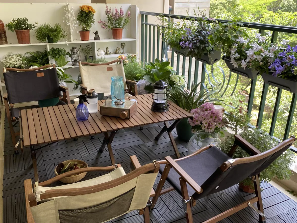 WPC 3 Panel Tile Flooring Interlocking Tiles Solid Panel Outdoor Decking Waterproof High Quality Tiles