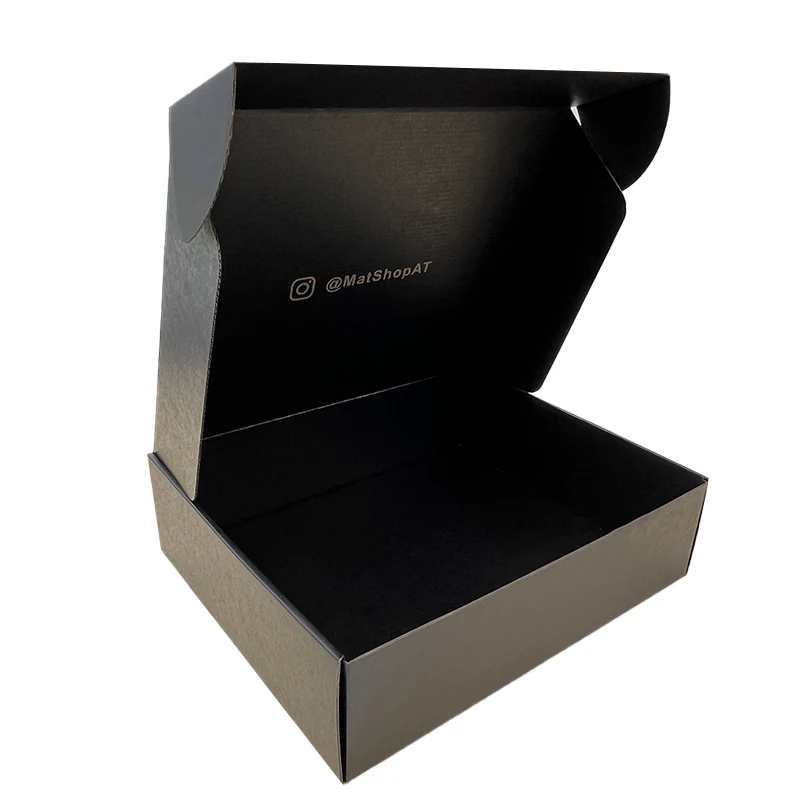 Индивидуальная Печать Логотипа Экологически чистая коричневая коробка из крафт-бумаги упаковка E Flute гофрированный картон почтовая коробка производители