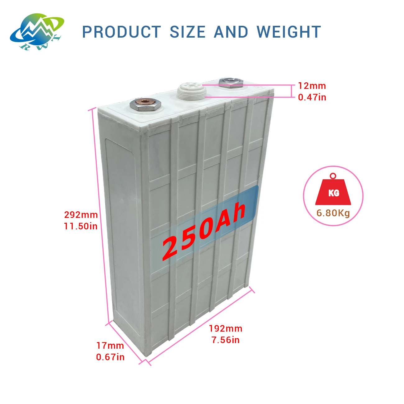 Глубокий цикл RWT LiFePO4 3 2 V 138Ah 160Ah 176Ah 180Ah 200Ah 230Ah 250Ah 500Ah Hong Sifang серия 48v 200ah литиевая солнечная