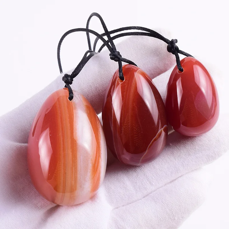 Factory high quality Crystal Healing Stone Set Women red agate Gemstone Jade Yoni Eggs Hot sale products