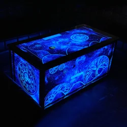 New Design Home Bar Coffee Table Night Club Led Lighting Tables With Usb Charge Pub Table