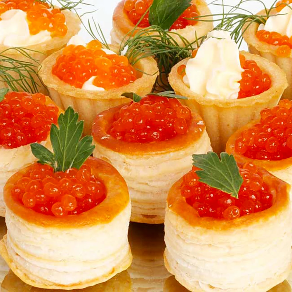 Lunskoe sea Natural 500 g chilled Red salmon caviar