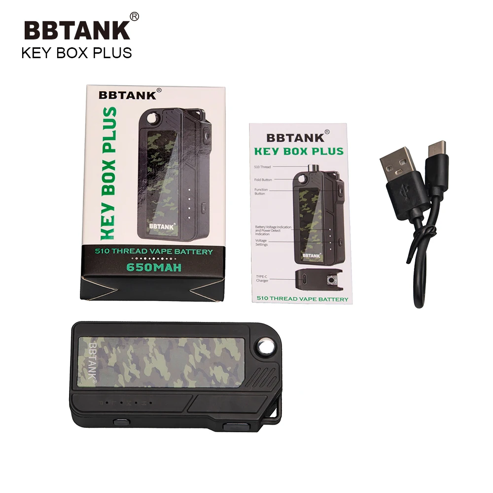BBtank key box plus перезаряжаемый аккумулятор с зарядным устройством 650 мАч с упаковочной коробкой