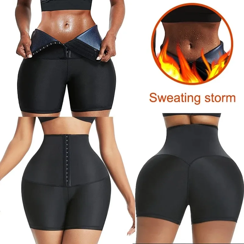 Fitness Lose Weight Tummy Control Waist Trainer Corset Leggings Shorts Neoprene Sauna Sweat Pants Trainer