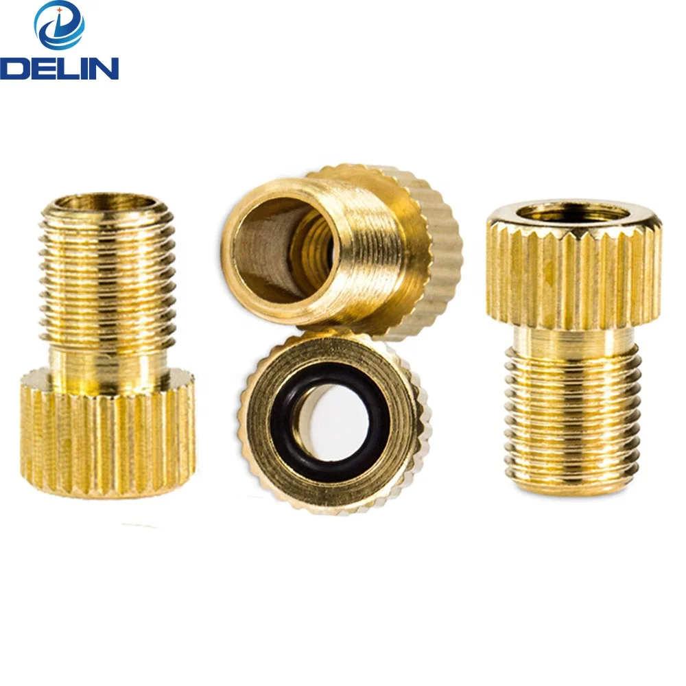 Bike Convert Presta to Schrader Adaptor Brass Presta Valve Adapter