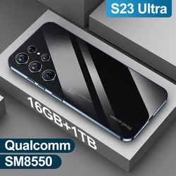 SmartPhone S23 Ultra 6.8 HD 5G Celulares 16GB+1TB Dual Sim 6800mAh 48MP+72MP Unlocked Mobile Phones Original Android Cell Phone