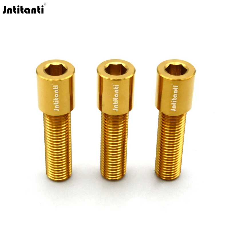 Jntitanti Gr.5 titanium alloy Ti-6AL-4V hexagon socket crew bolt M10*1.25*30 and M12*1.5*40mm