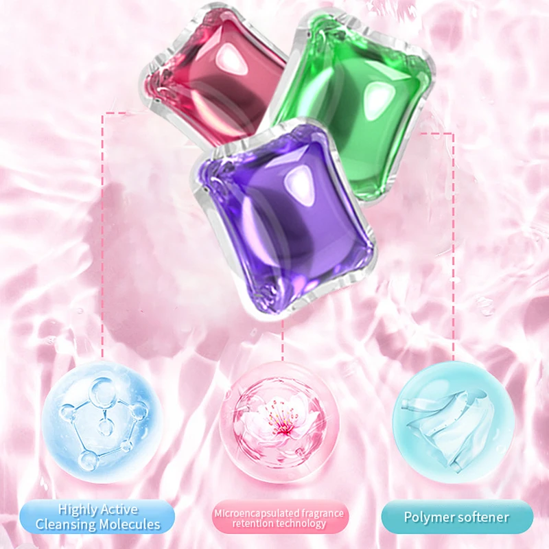 OEM/ODM Laundry Pods Cloth Washing Apparel Detergent Pods Laundry Water Dissolving Cleaning Pod