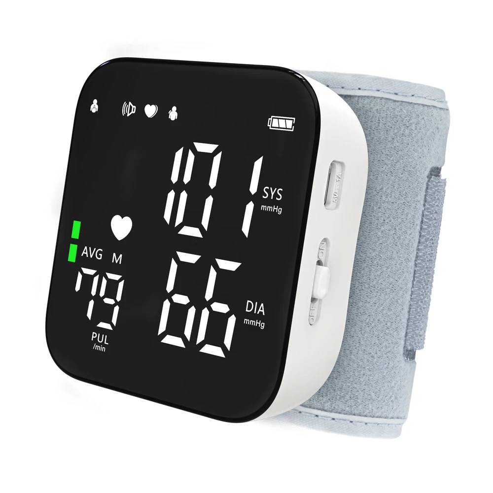 Hot Sale ISO Approved Wrist Blood Pressure Monitor Automatic Digital BP Monitor Electronic Sphygmomanometer Tensiometro