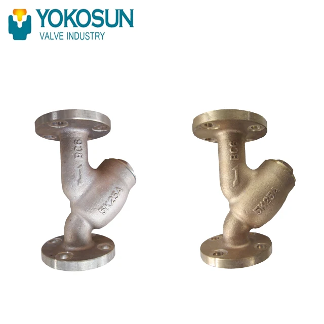 JIS F7220Q Y TYPE STRAINER BRONZE 5k25 5k50 5K20