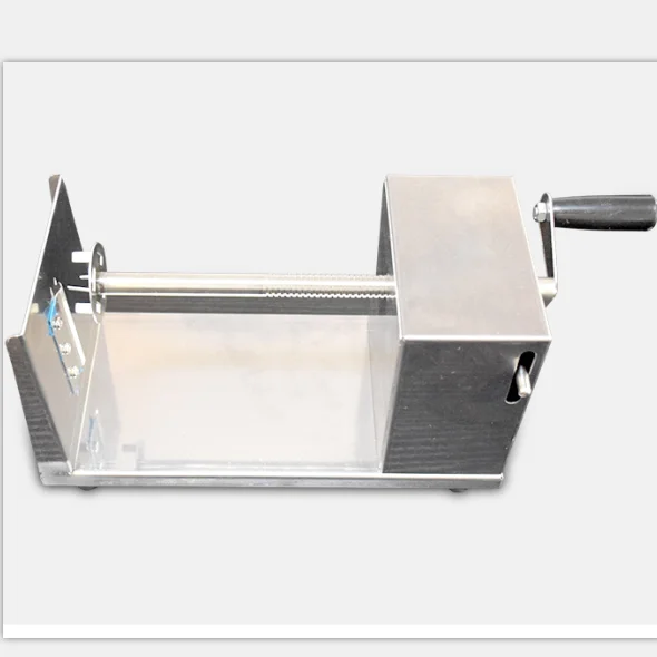 Twist potato chips cutter,potato spiral slicer cutter,automatic making twist potato tower machine