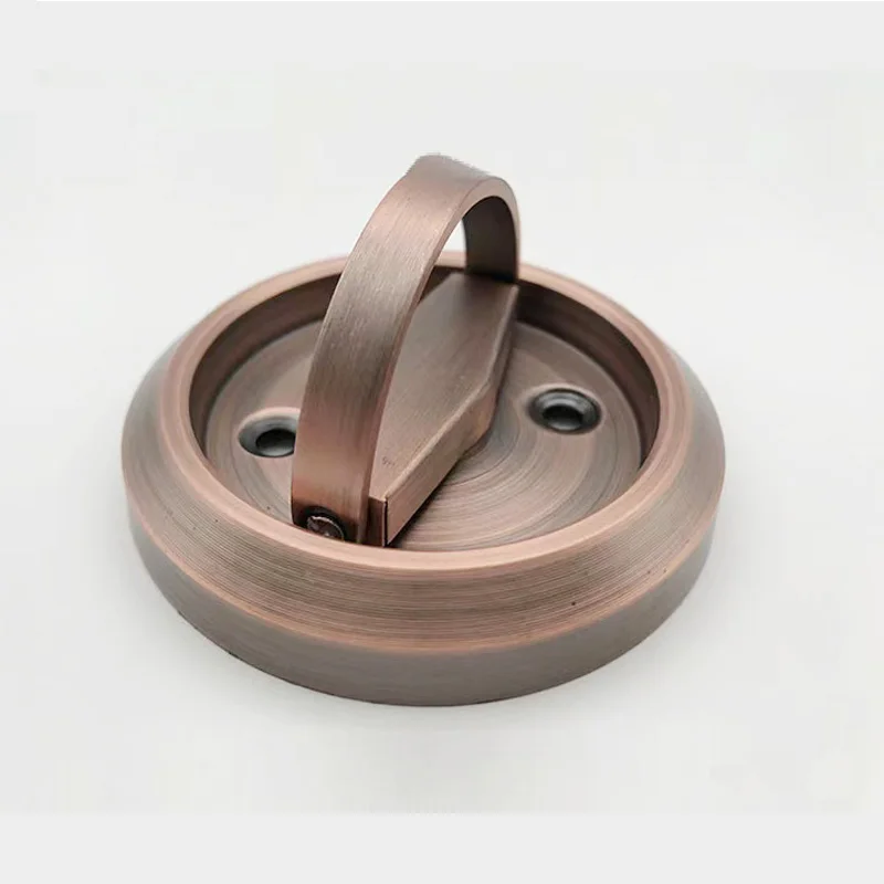 Haitan 201/304 Stainless Steel round Invisible Door Lock Push and Pull Concealed Fire Hydrant Handle Cabinet Lock Cylinders