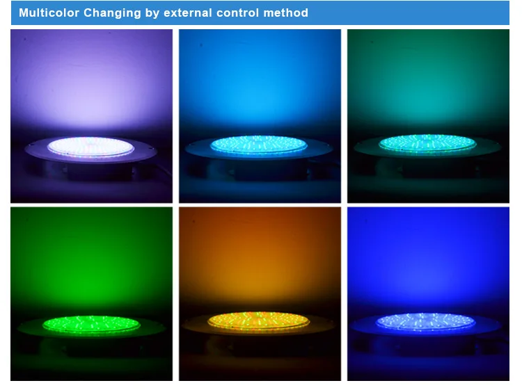35 Вт тонкая нержавеющая сталь 4 провода смола заполненная RGB освещение для бассейна IP68 светодиодная подводная лампа беспроводная