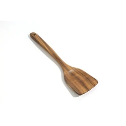 Professional New High temperature resistance Long biodegradable Cooking Household wooden Spatula