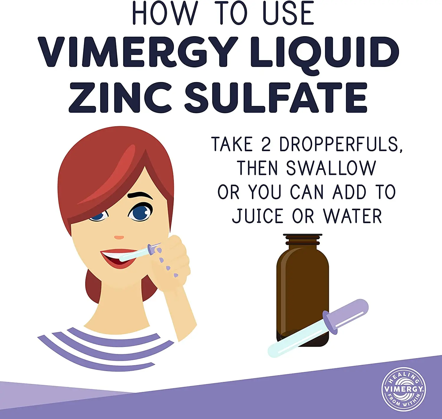 Bones Supplements Organic Vegan Oral Liquid Zinc Calcium Iron Vitamin D3 K2 Drops for Immune Support