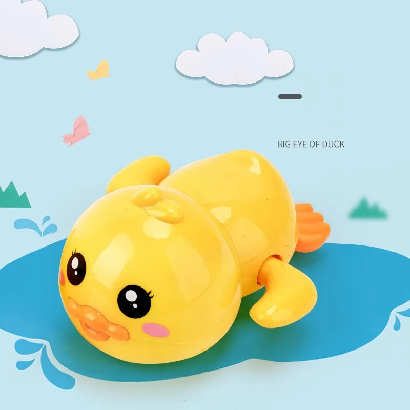 2022 Hot Sale New Floating Rubber Duck Baby Bath Toys Kids Cartoon Healthy and Harmless Bath Toys
