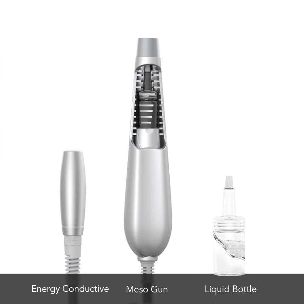 Korea meso no injector meso gun 2 in 1 electroporation and bio handles device for facial whitening skin rejuvenation mesotherapy