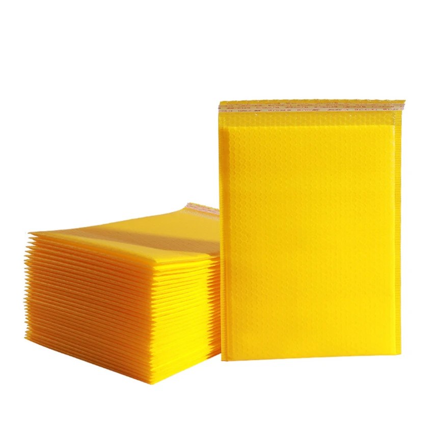 Red Stars&Black Love Heart Bubble Mailer Envelopes Mailing Bag Self Sealing Padded Poly Gift Bags For Lined Storage