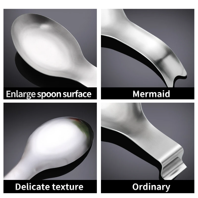 Wholesaler Kitchen Spoon Rest for Stove Top Stainless Steel Utensil Spoon Rest for Kitchen Cooking Utensil Rest