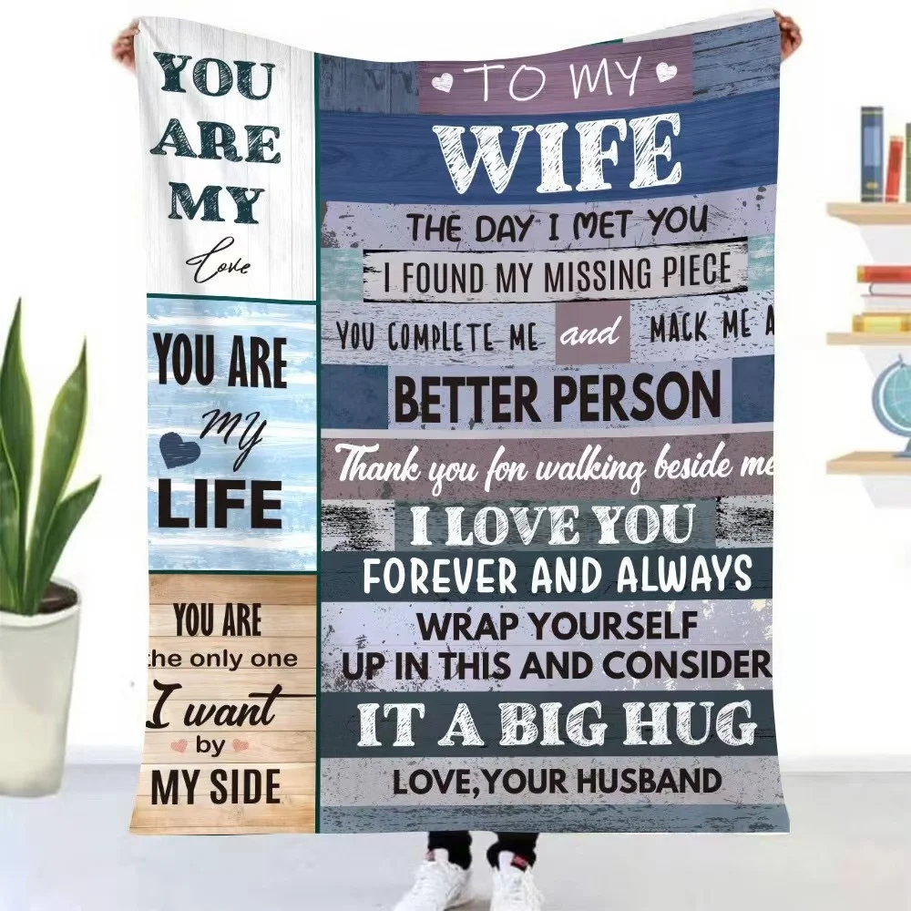 amazon popular DIY custom pattern print love letter blanket sublimation soft flannel Blanket