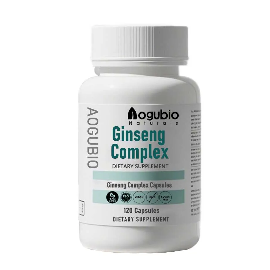 OEM Healthcare Supplements Ginseng Extract Capsules Ginseng Root Powder Private Label Ginseng Capsules