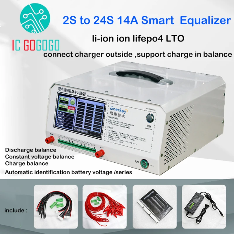 8S 16S 24S 14A Lithium Battery Equalizer Differential Voltage Repair Smart Charge Discharge Active Balance Li-ion Lifepo4 LTO