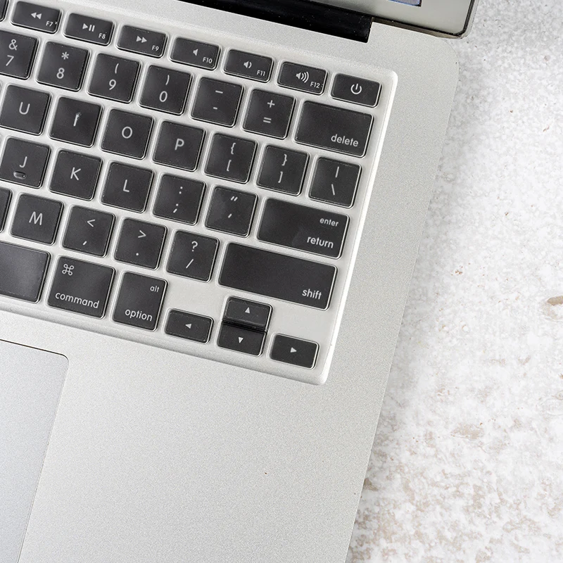 Защитный чехол для клавиатуры из силикона/ТПУ, американская и европейская версии для Apple Macbook Air Pro Retina 13 15, защитный чехол для клавиатуры