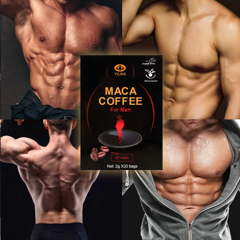 Yiling OEM Maca Man Power Energy Instant Coffee Custom moca x power coffee for men
