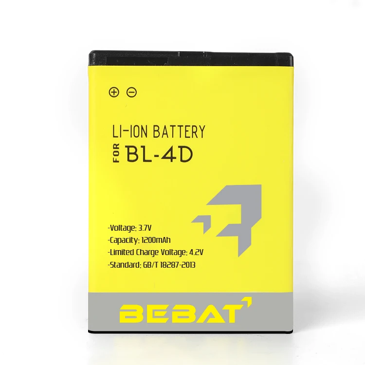 3,7 v литий-ионная батарея BL-4D 1200mAh для Nokia N8-00 N97 мини oem оригинальный элемент
