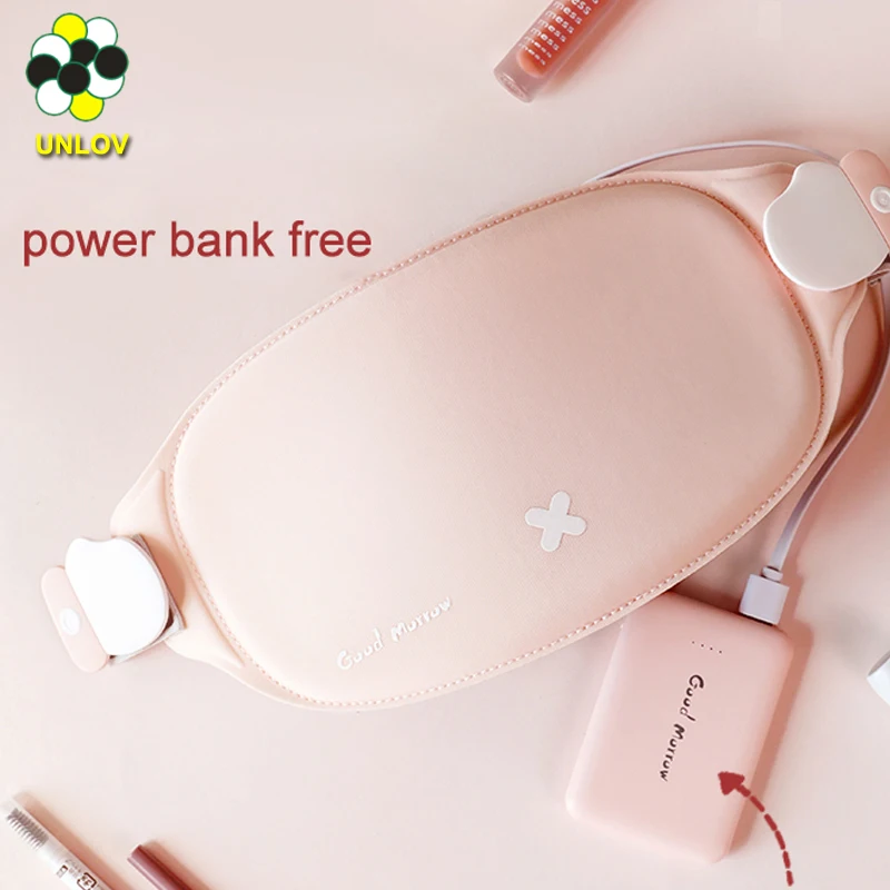 Перезаряжаемый расслабляющий Менструальный обезболивающий пластырь, массажный пояс с подогревом, удобный обогреватель живота, Электрический пояс для женщин