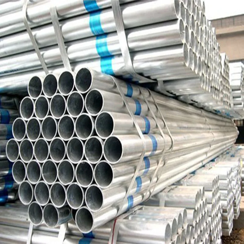 
Gi Pipe Factory BS 1387 / ASTM A53 black galvanized structure steel pipe 